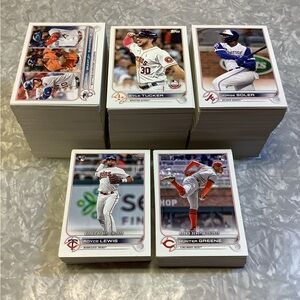 Huge Lot (600) 2022 Topps Baseball Cards / Series 1, 2 & Update + Team Sets